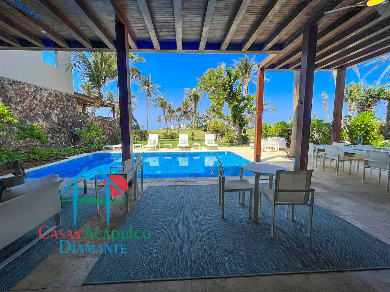Casa en Tres Vidas con terraza, alberca Y Jardín Privado — foto 10