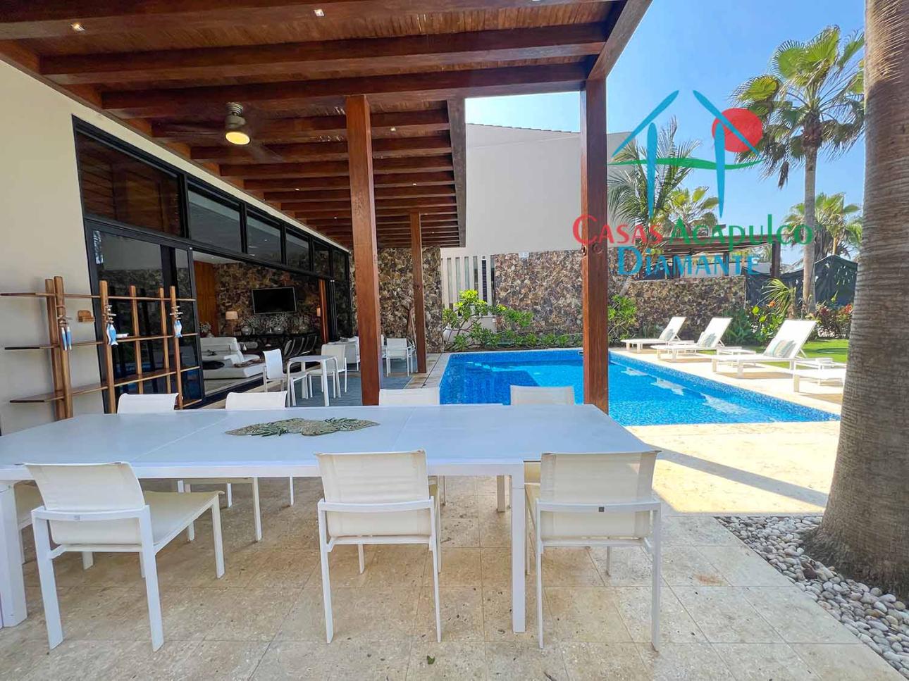 Casa en Tres Vidas con terraza, alberca Y Jardín Privado — foto 12