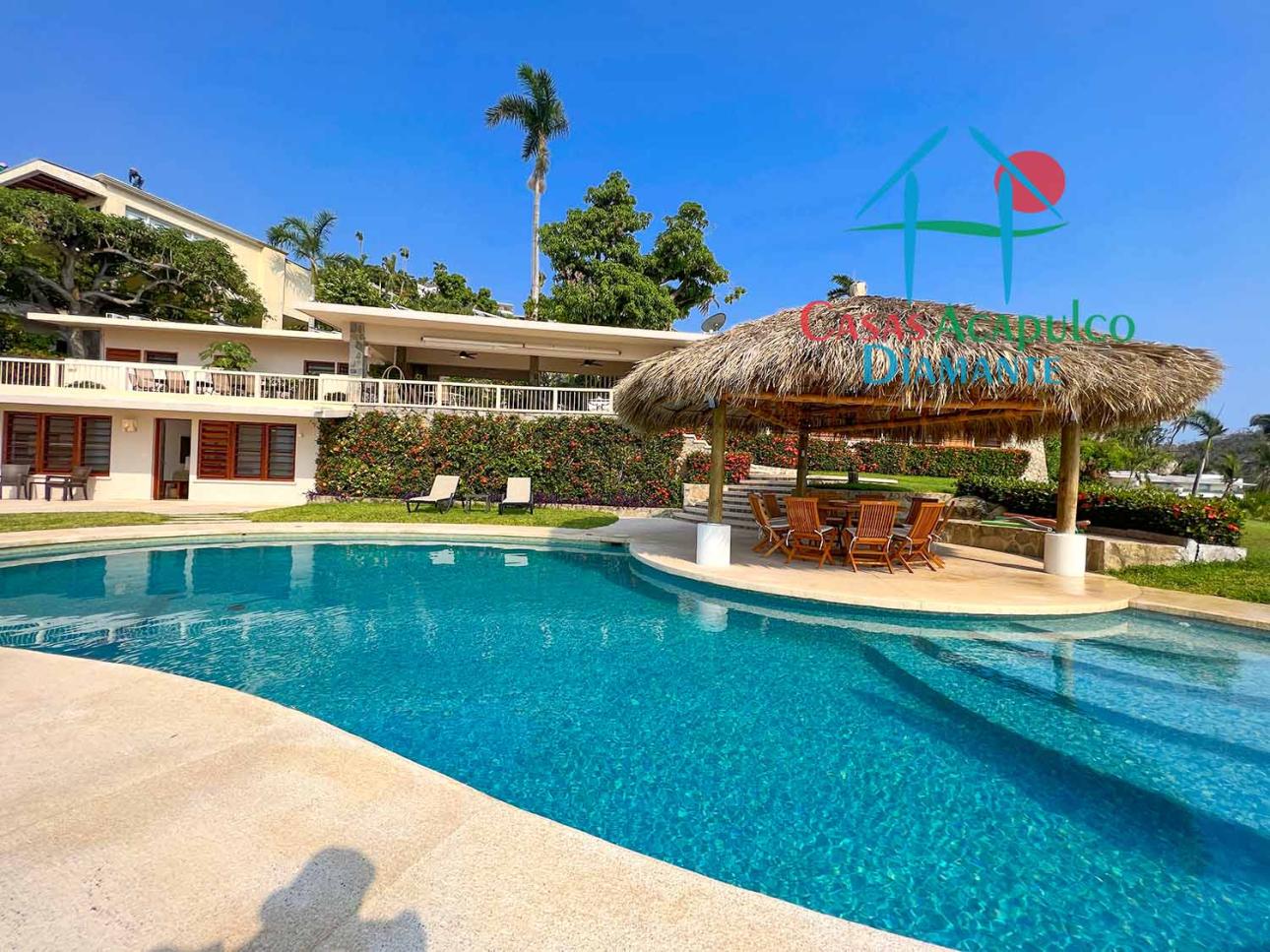 Casa para 16 personas. Con alberca privada y vista al mar — foto 9