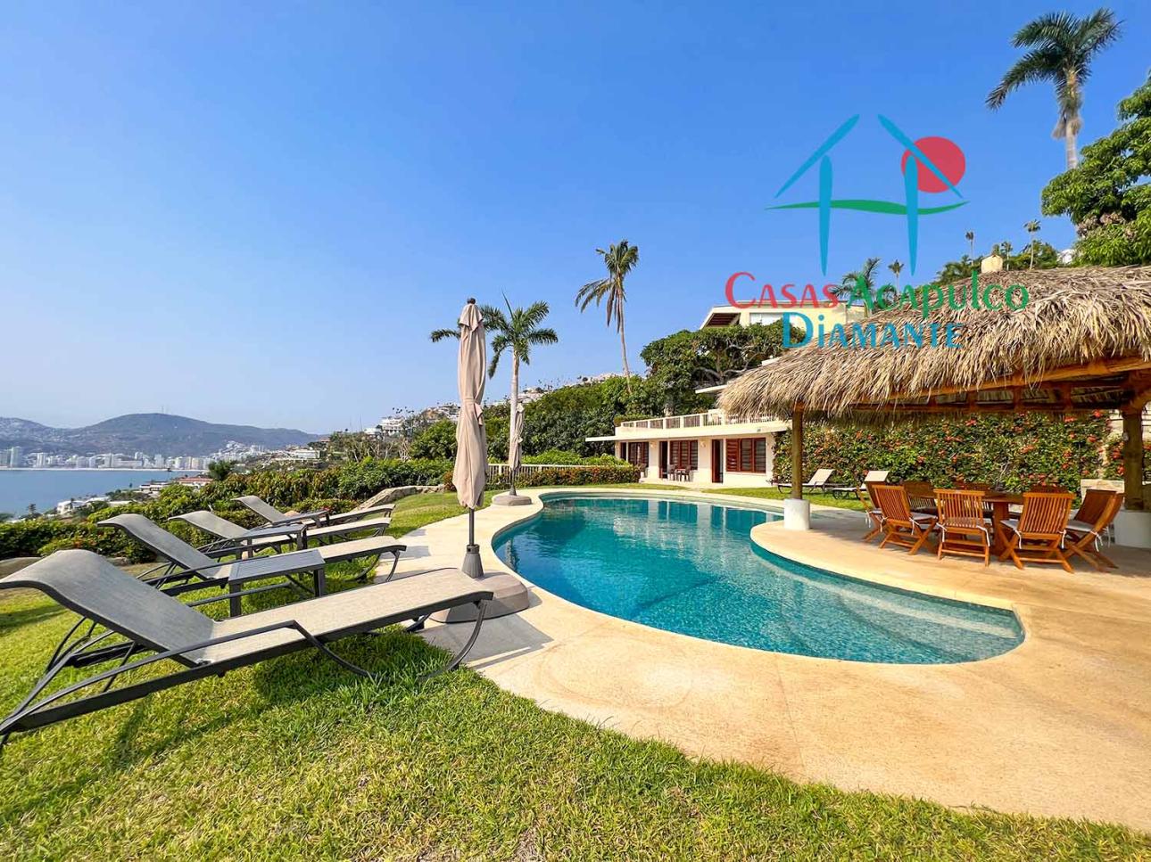Casa para 16 personas. Con alberca privada y vista al mar — foto 8