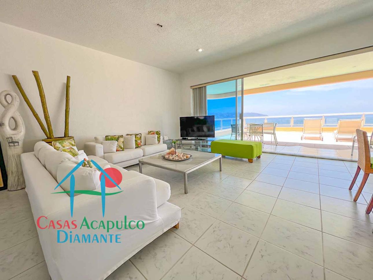 Terraza Con Vista Frontal A La Bahía De Acapulco — foto 4