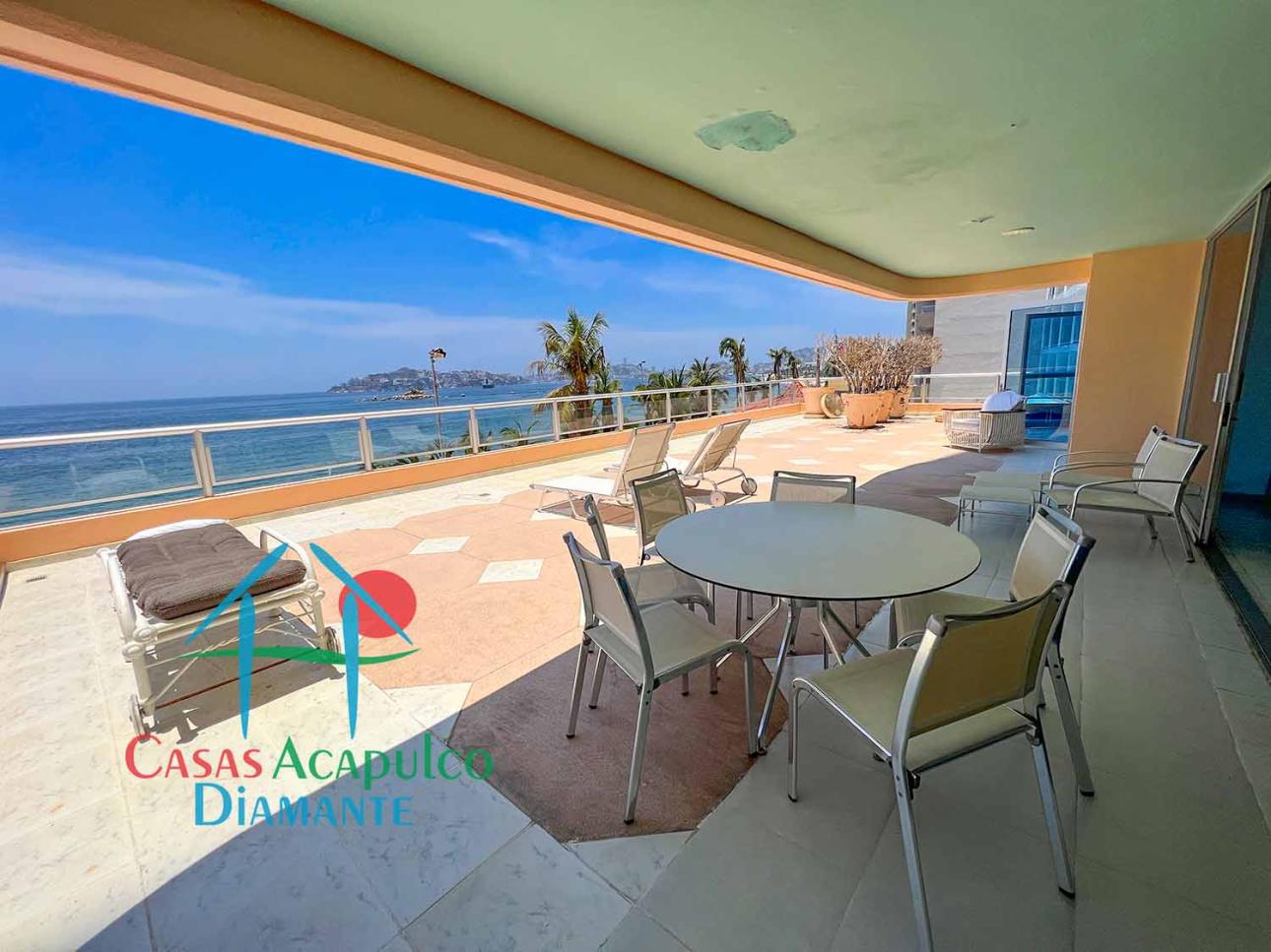 Terraza Con Vista Frontal A La Bahía De Acapulco — foto 8