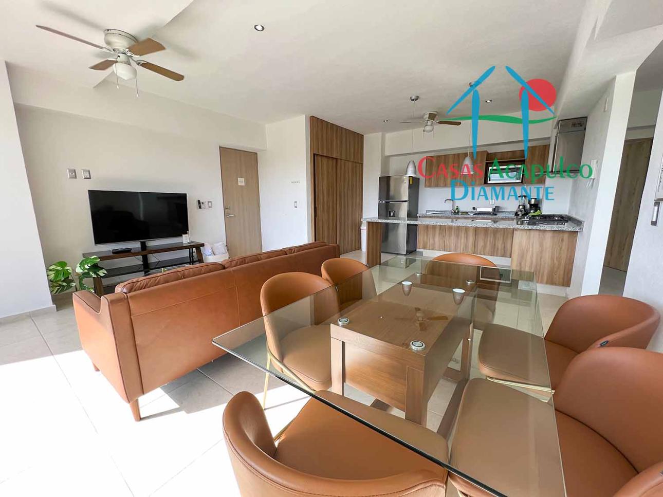 Depa con terraza y vista a las áreas comunes — foto 2
