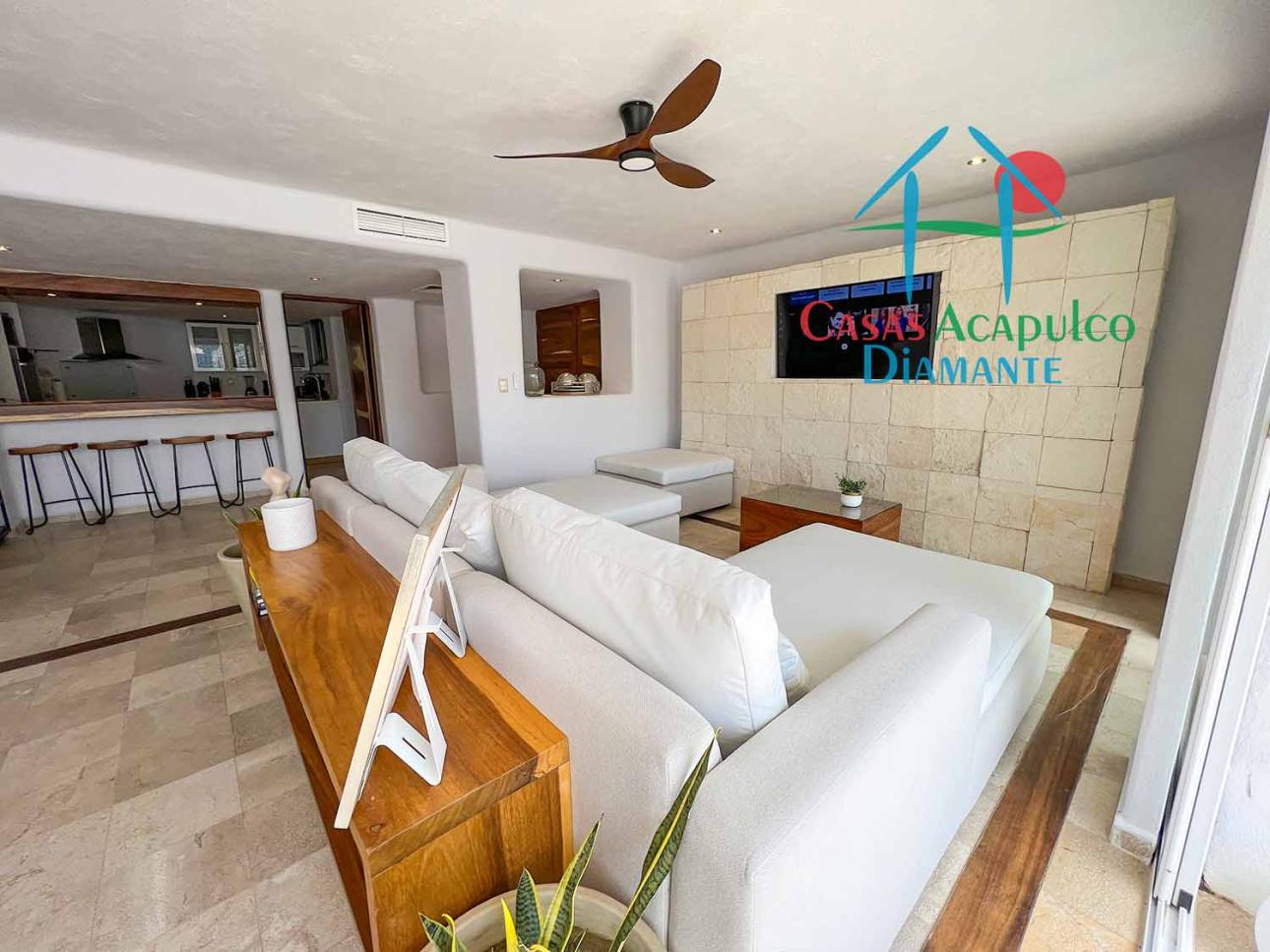 Terraza con alberca privada y vista a la bahía de Acapulco — foto 5