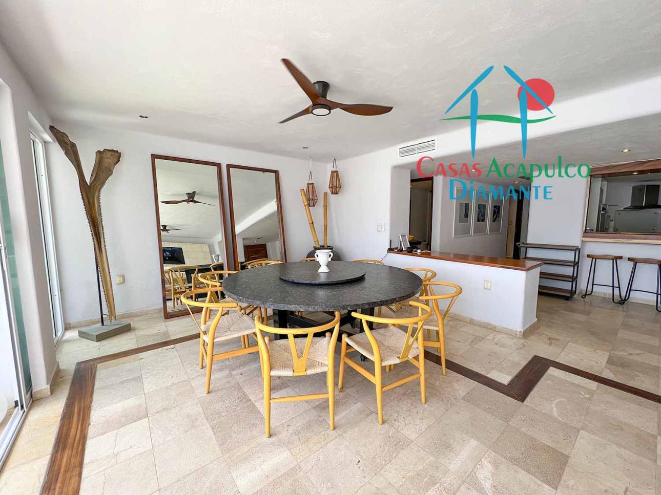 Terraza con alberca privada y vista a la bahía de Acapulco — foto 7