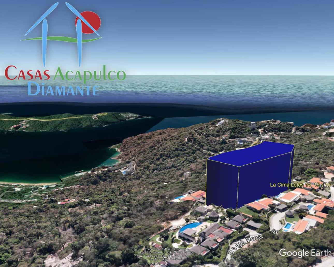 Tres Lotes residenciales con vista al mar en La Cima