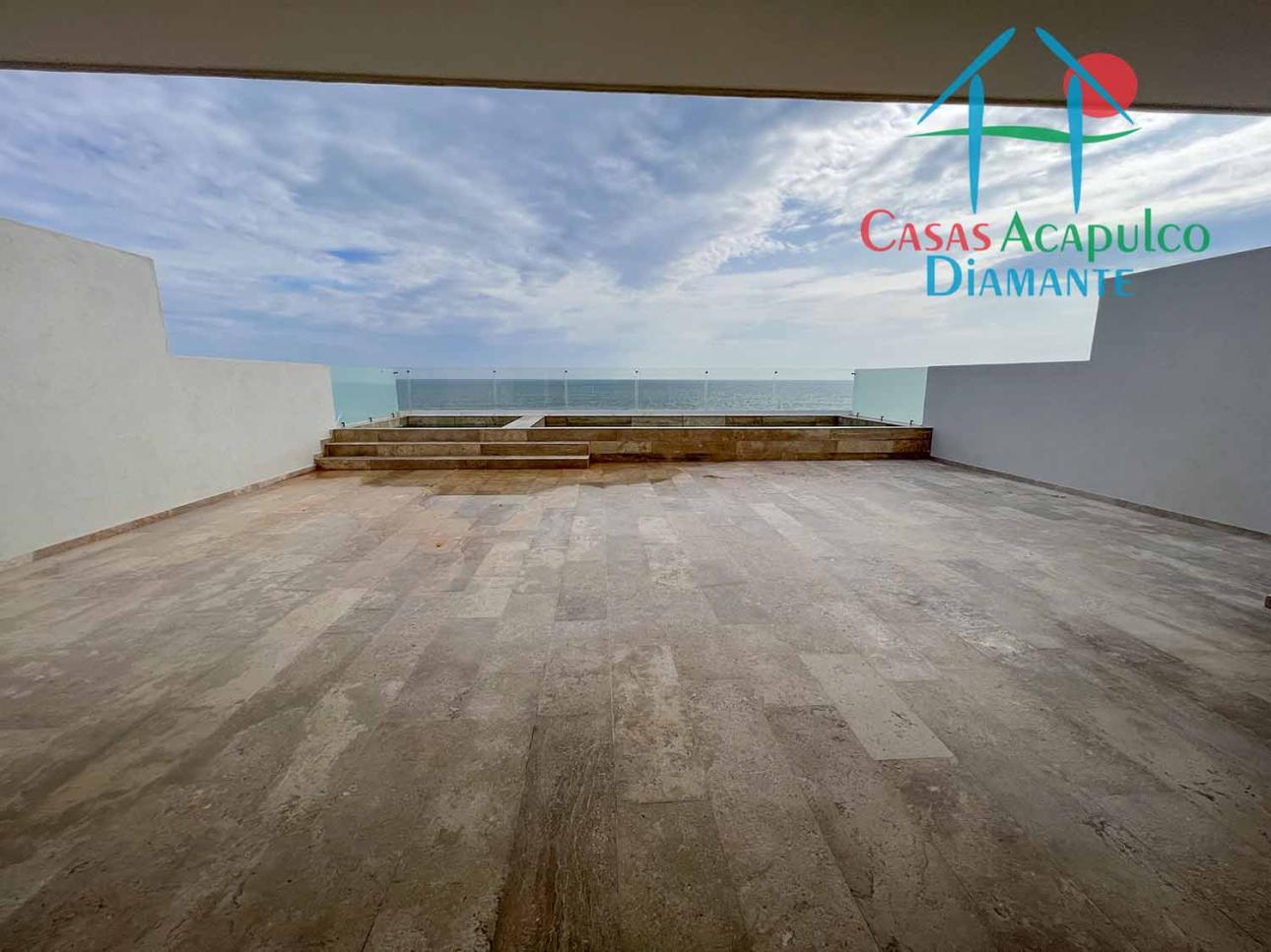 Penthouse de playa con alberca y jacuzzi privados
