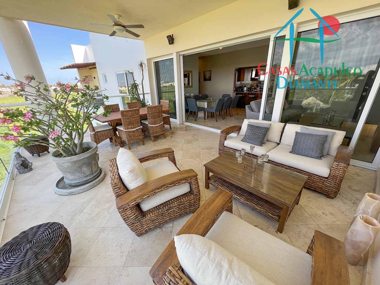 Depa con hermosa terraza y vista a las albercas — foto 8
