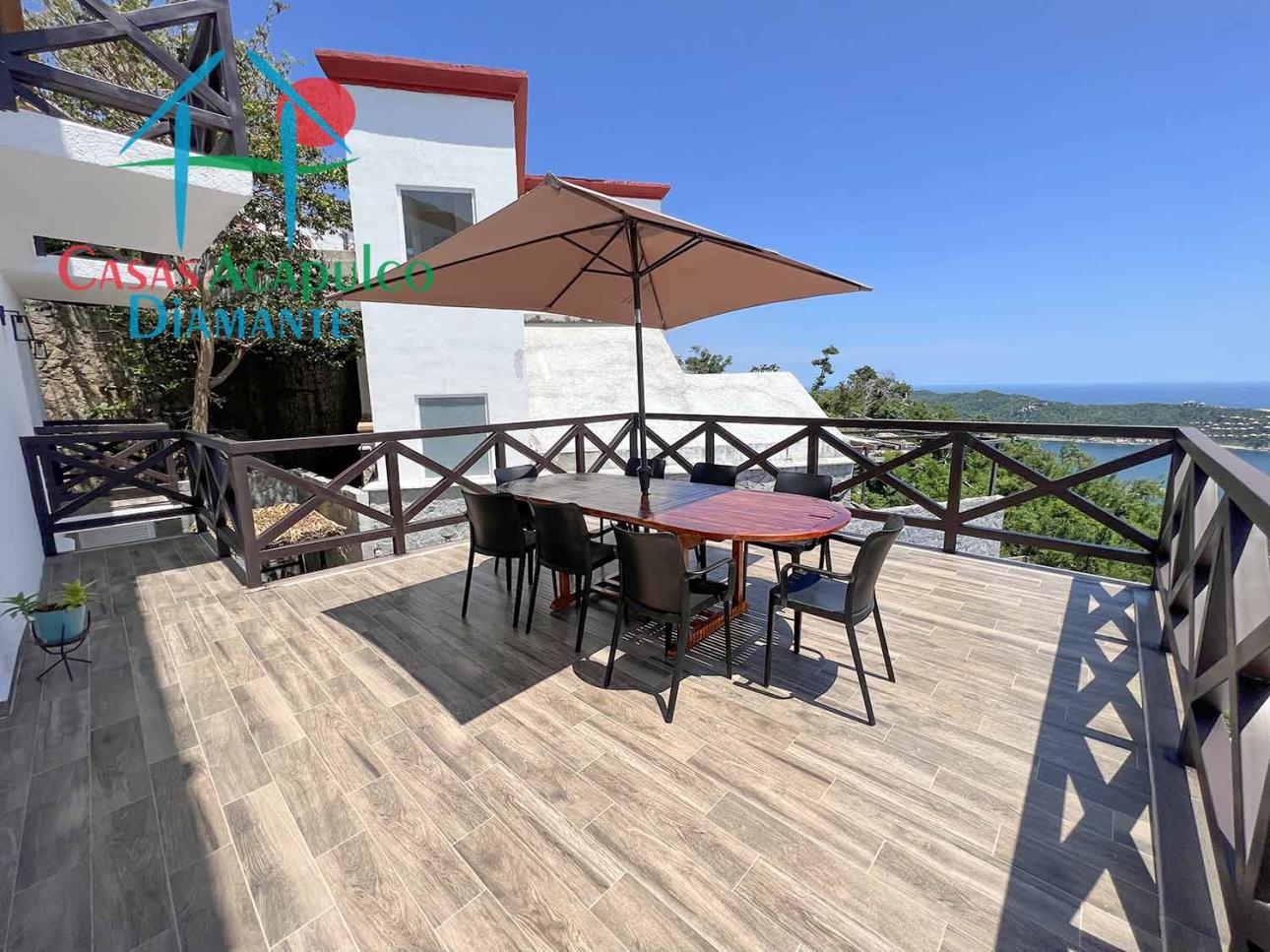 Hermosa terraza con alberca y vista al mar - 14