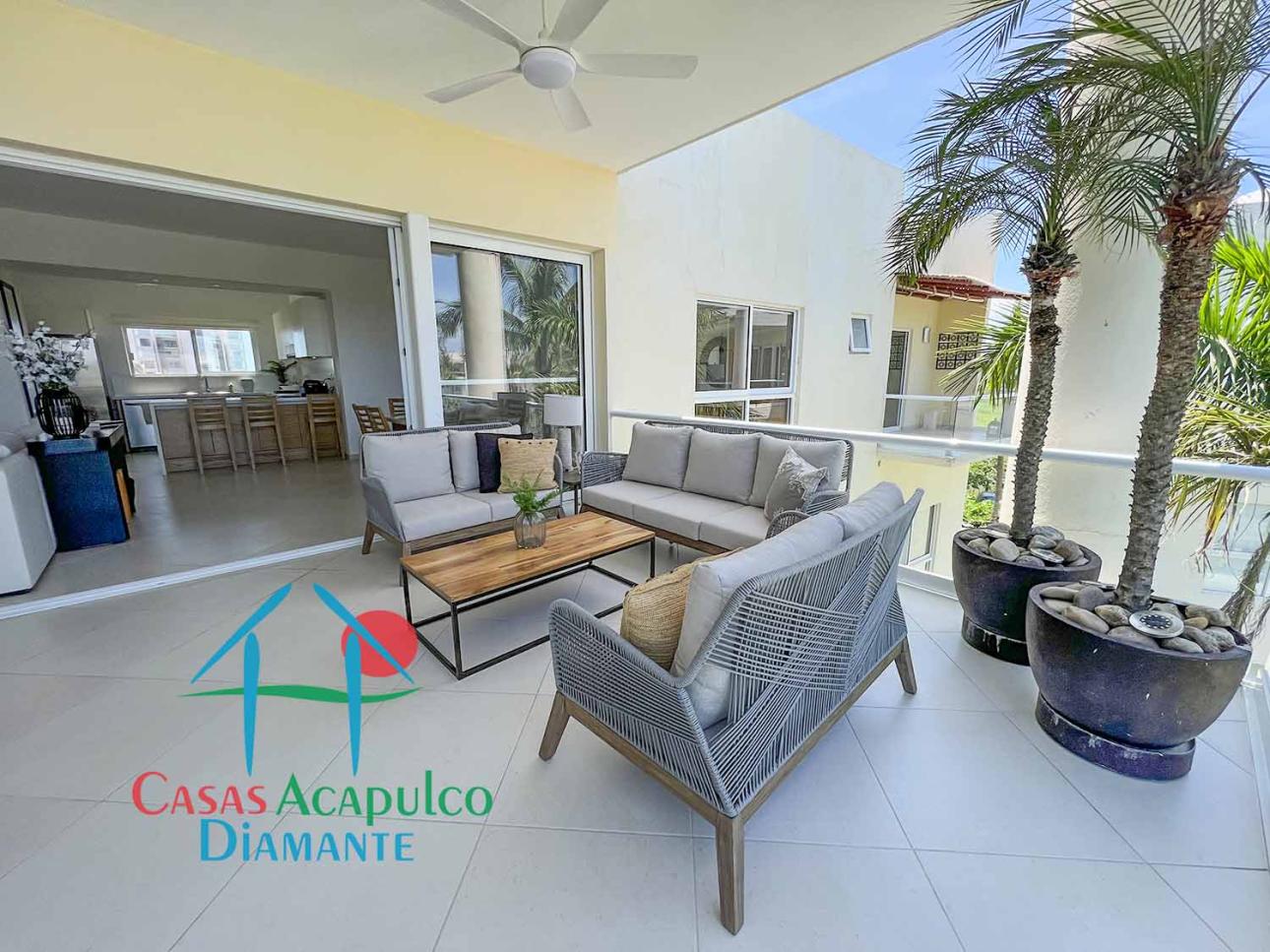 Hermosa terraza con vista a las albercas — foto 8