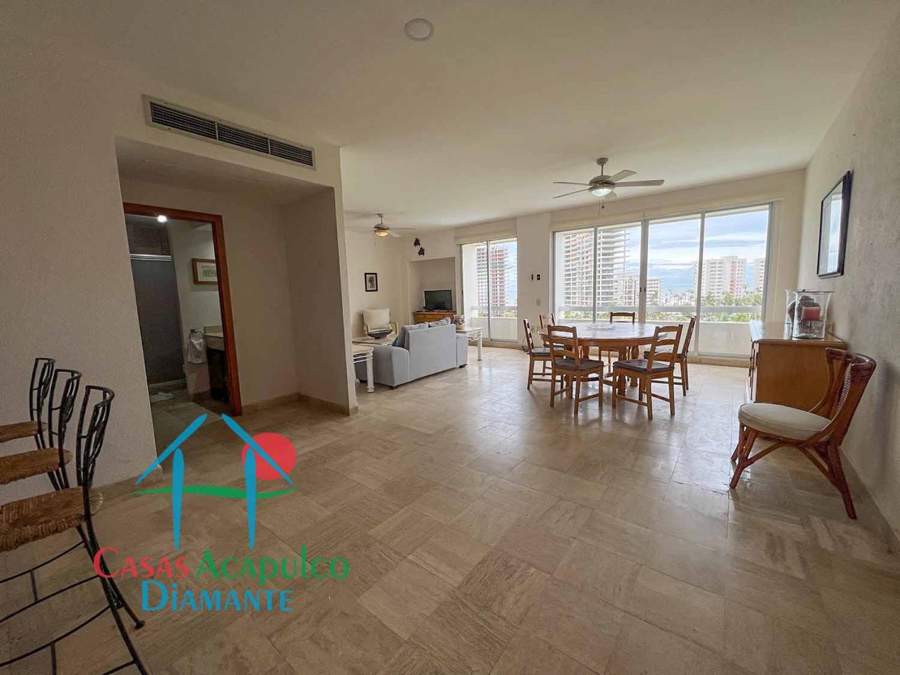 Depa Con balcón, vista a las albercas y al campo de golf — foto 2