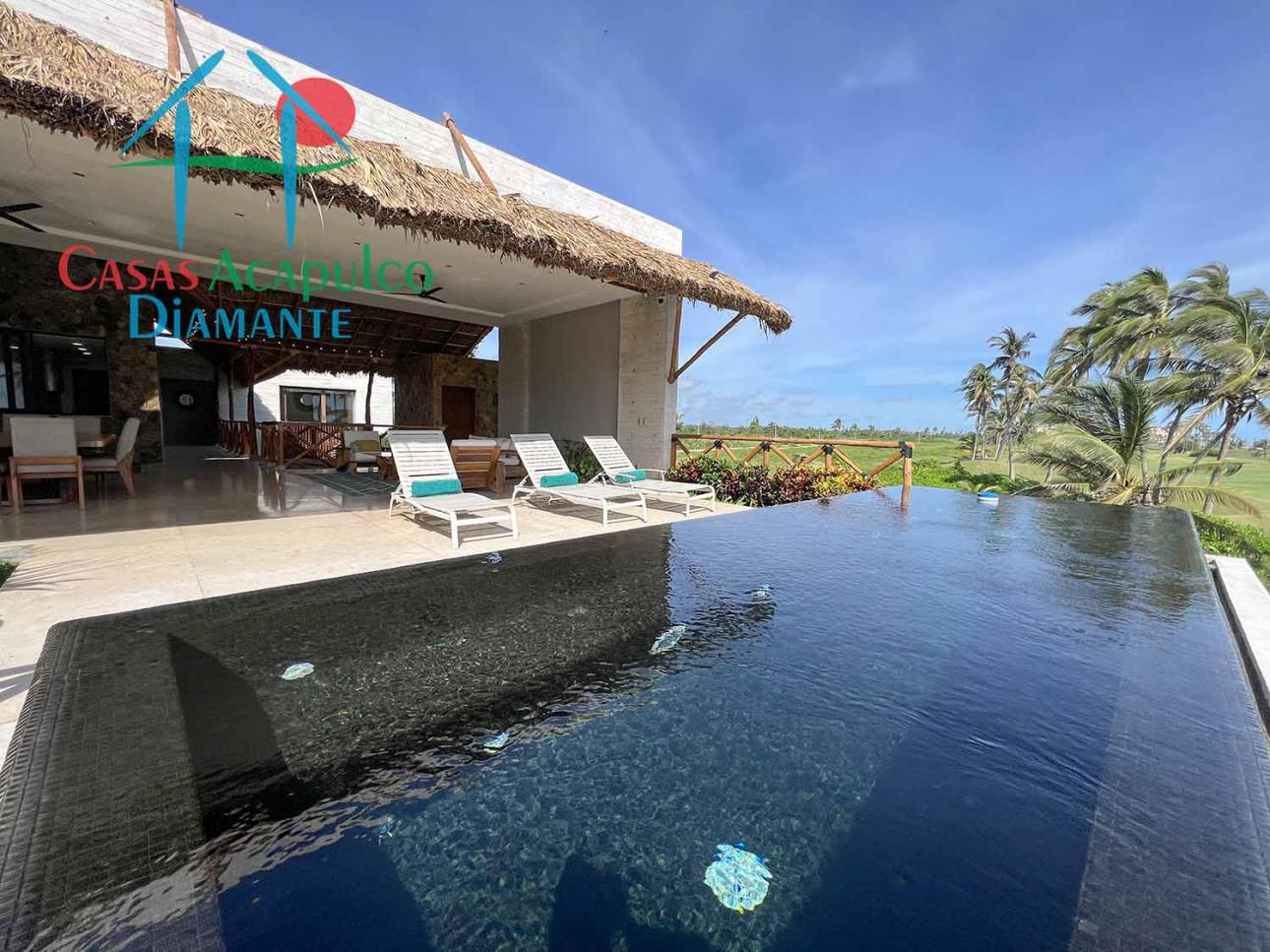 Hermosa casa con alberca privada y vista al campo de golf — foto 9