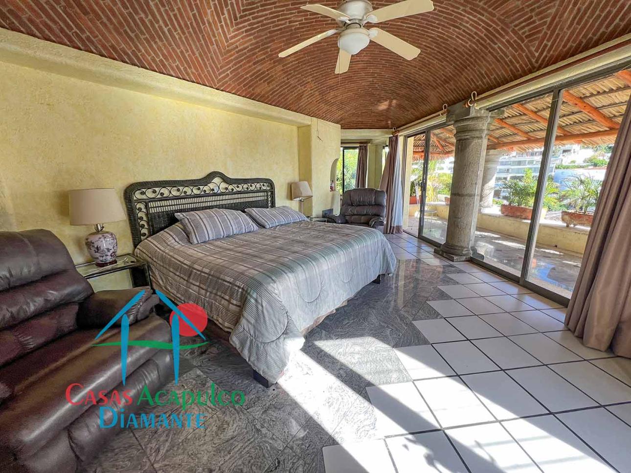 Casa con alberca privada, vista al mar, terraza con palapa - 19