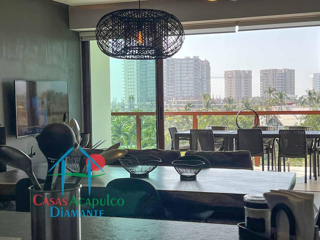 En condominio de playa. Terraza con vista a las albercas — foto 15