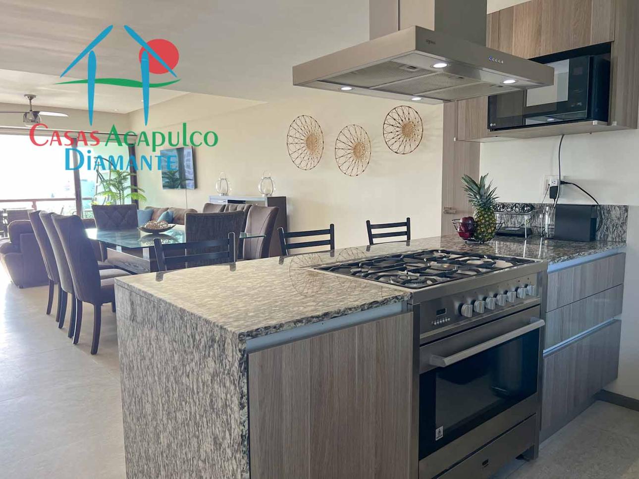 En condominio de playa. Terraza con vista a las albercas — foto 10