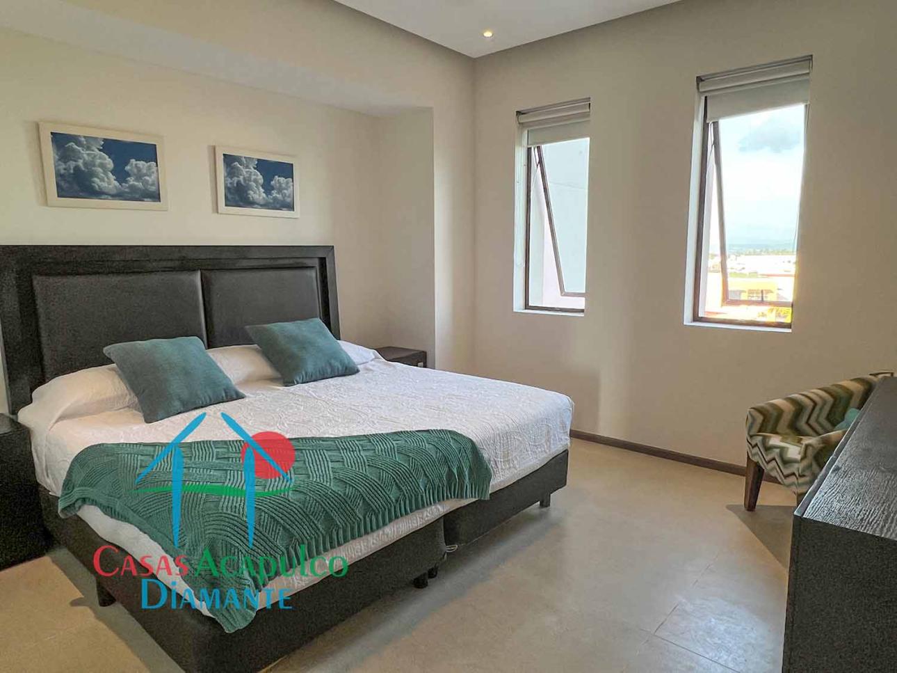 En condominio de playa. Terraza con vista a las albercas — foto 14