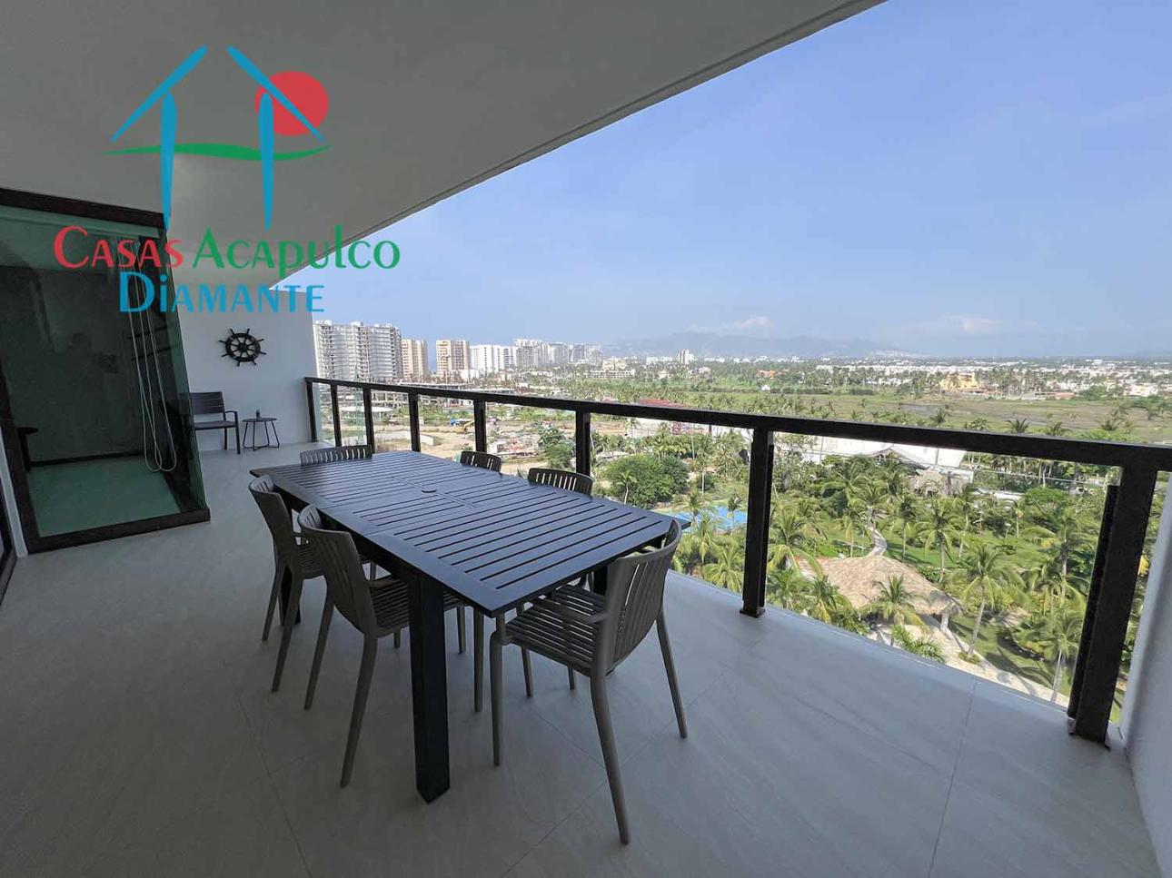 Terraza con vista a las albercas y áreas comunes — foto 6