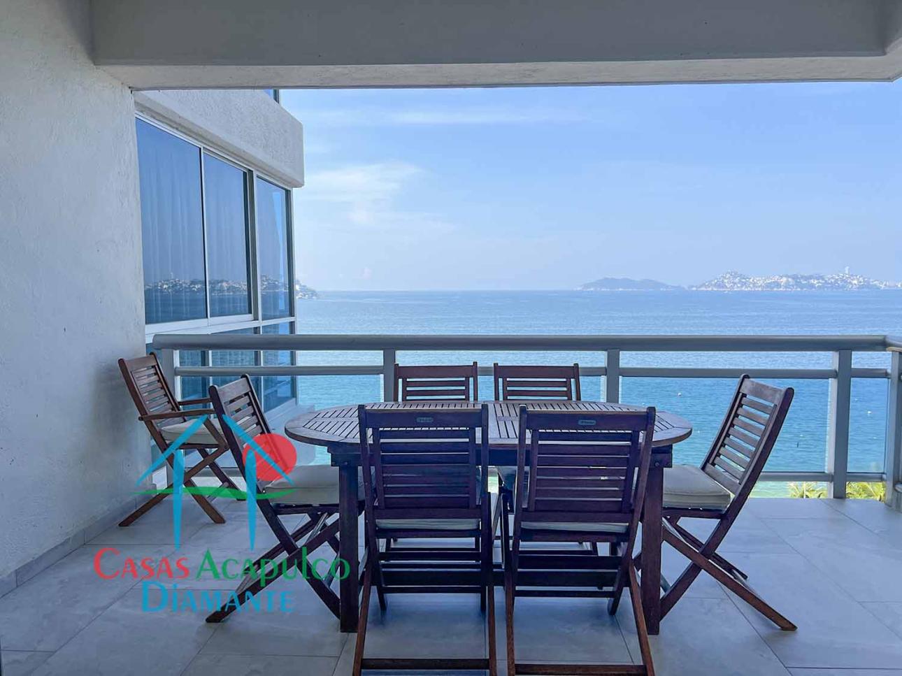 Terraza con vista a la bahía de acapulco — foto 4