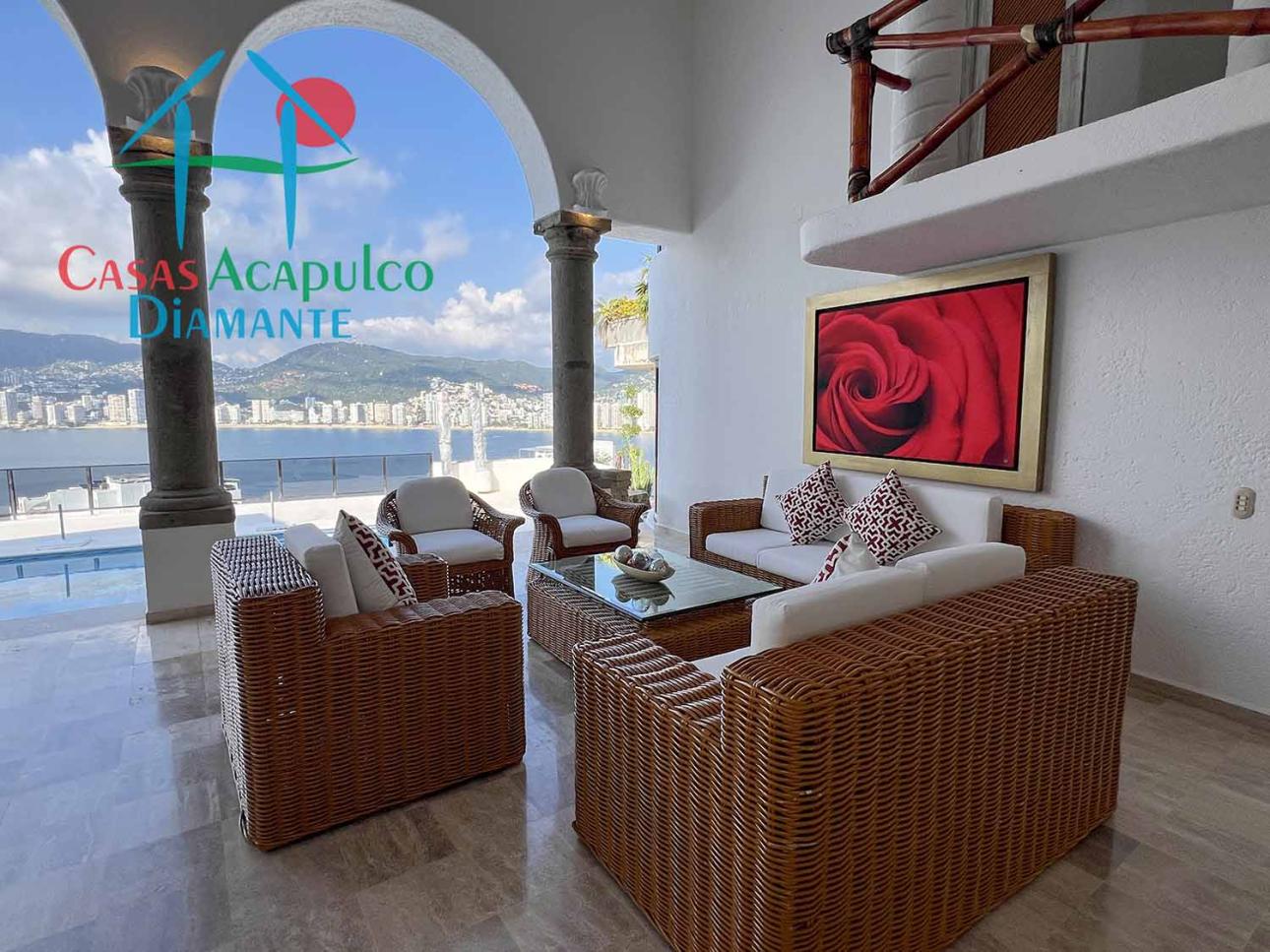 Increíble vista a la bahía de Acapulco. Alberca privada — foto 6