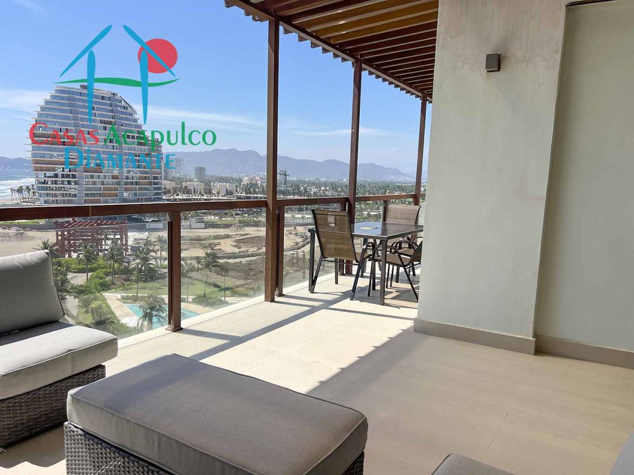 Departamento de lujo. Terraza con vista al mar — foto 6
