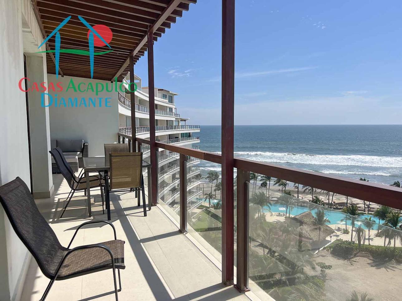 Departamento de lujo. Terraza con vista al mar — foto 7