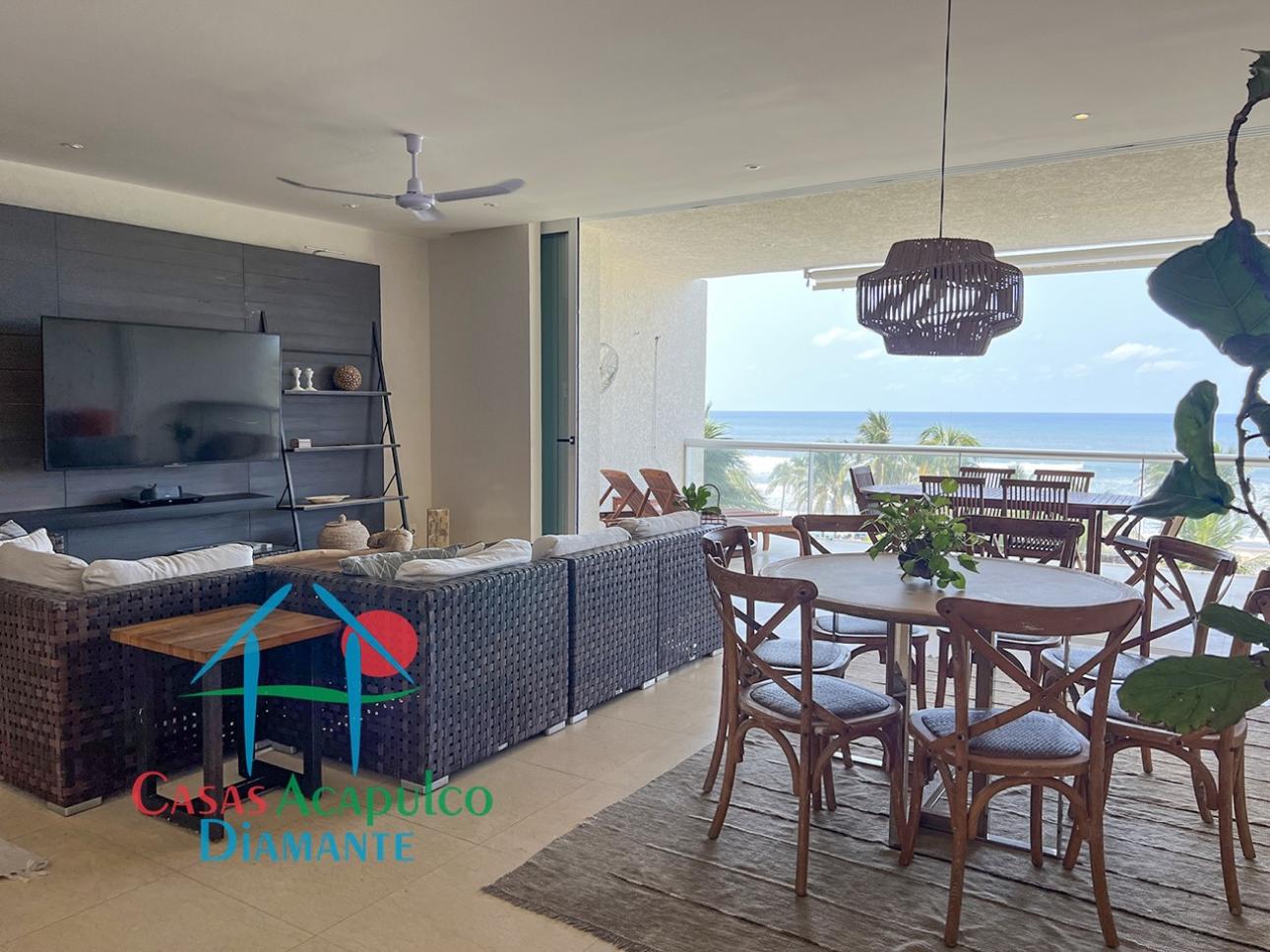 Depa de playa con Terraza y Vista al Mar — foto 3