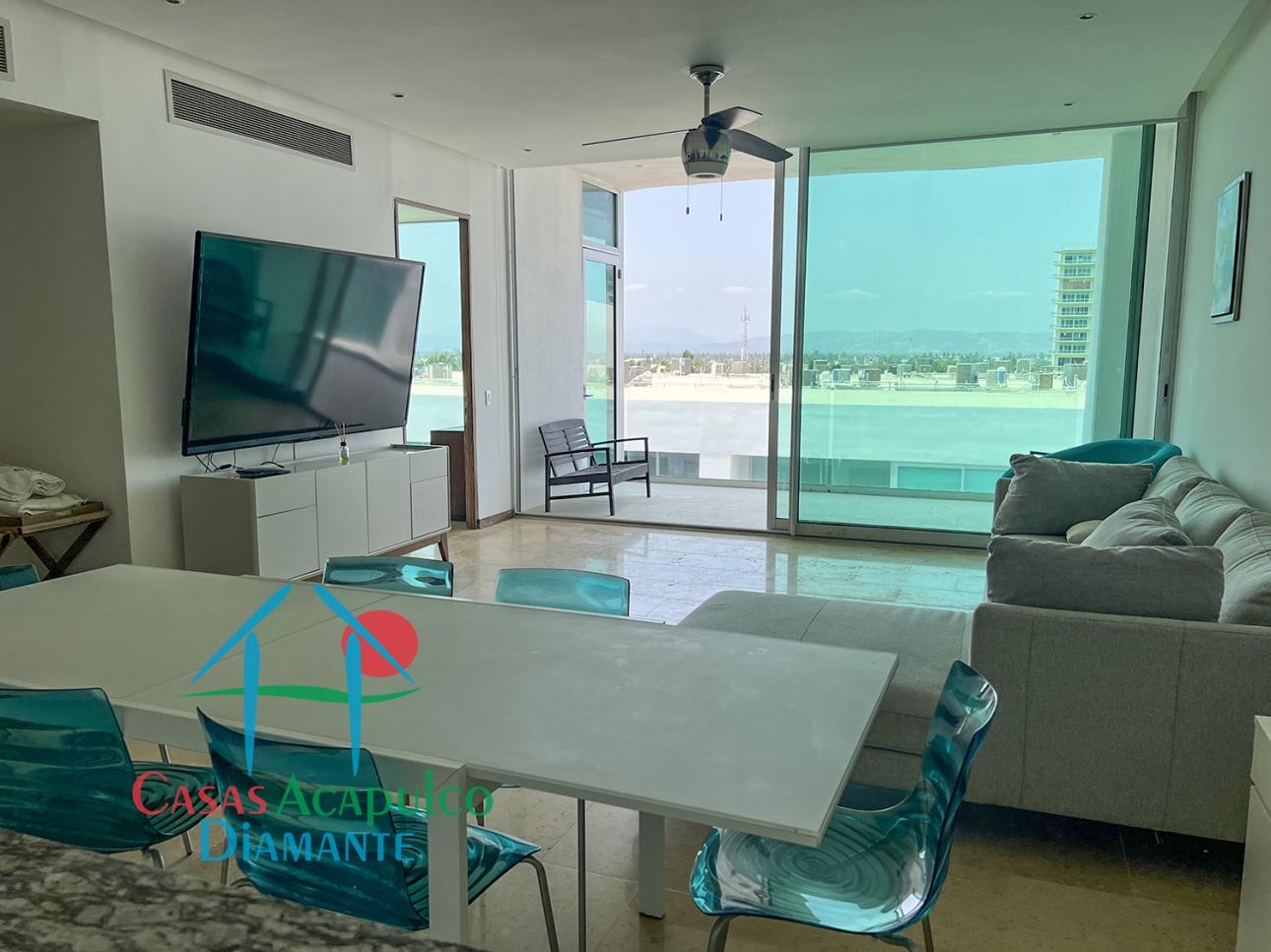 Departamento En Exclusivo Condominio de Playa Diamante
