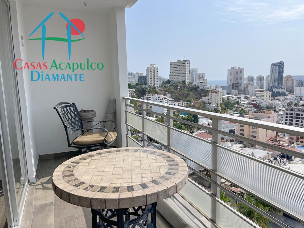 Departamento en piso alto con terraza y vista a la ciudad - 7