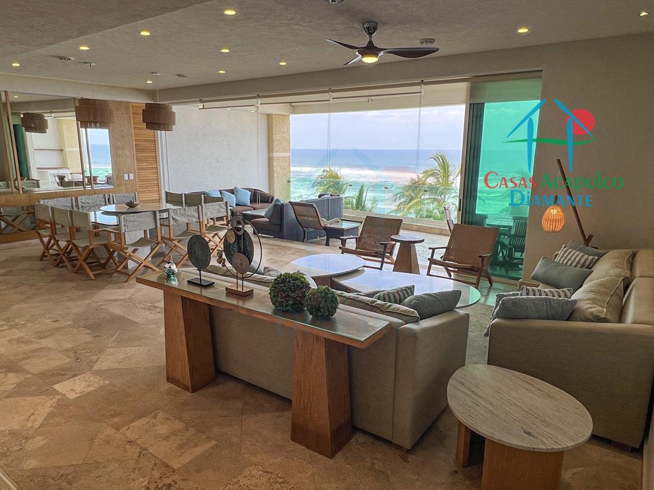 Departamento de Lujo con Vista al Mar y Terraza Privada