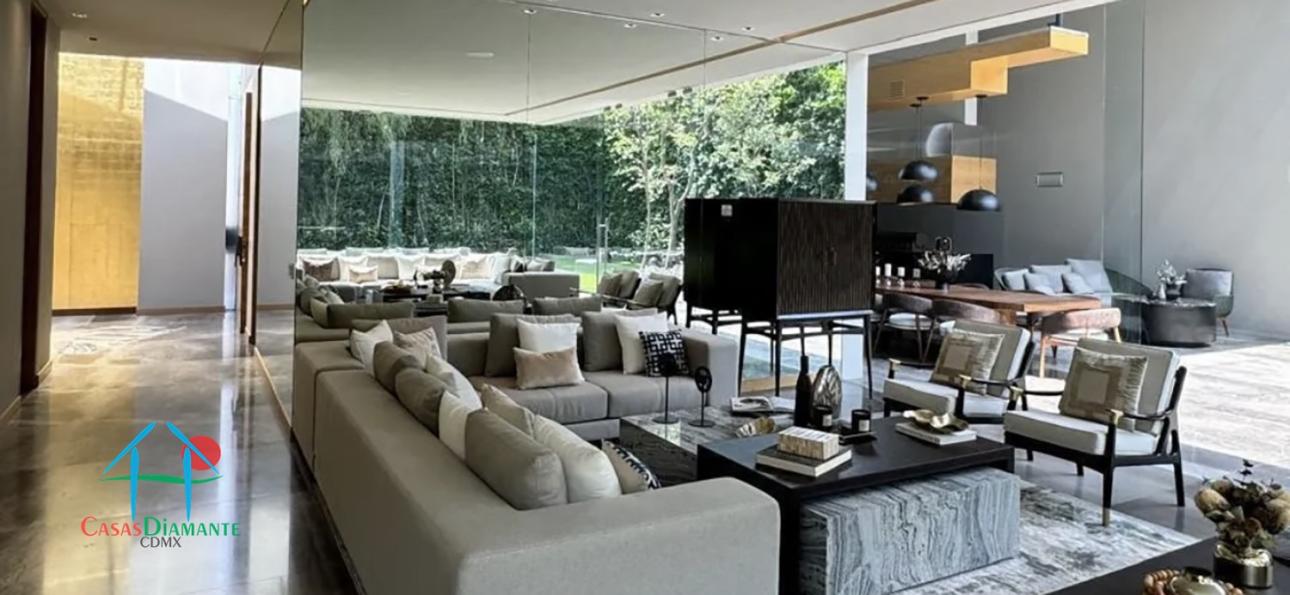 Casa de Lujo en CDMX con terraza triple altura y jardín — foto 2