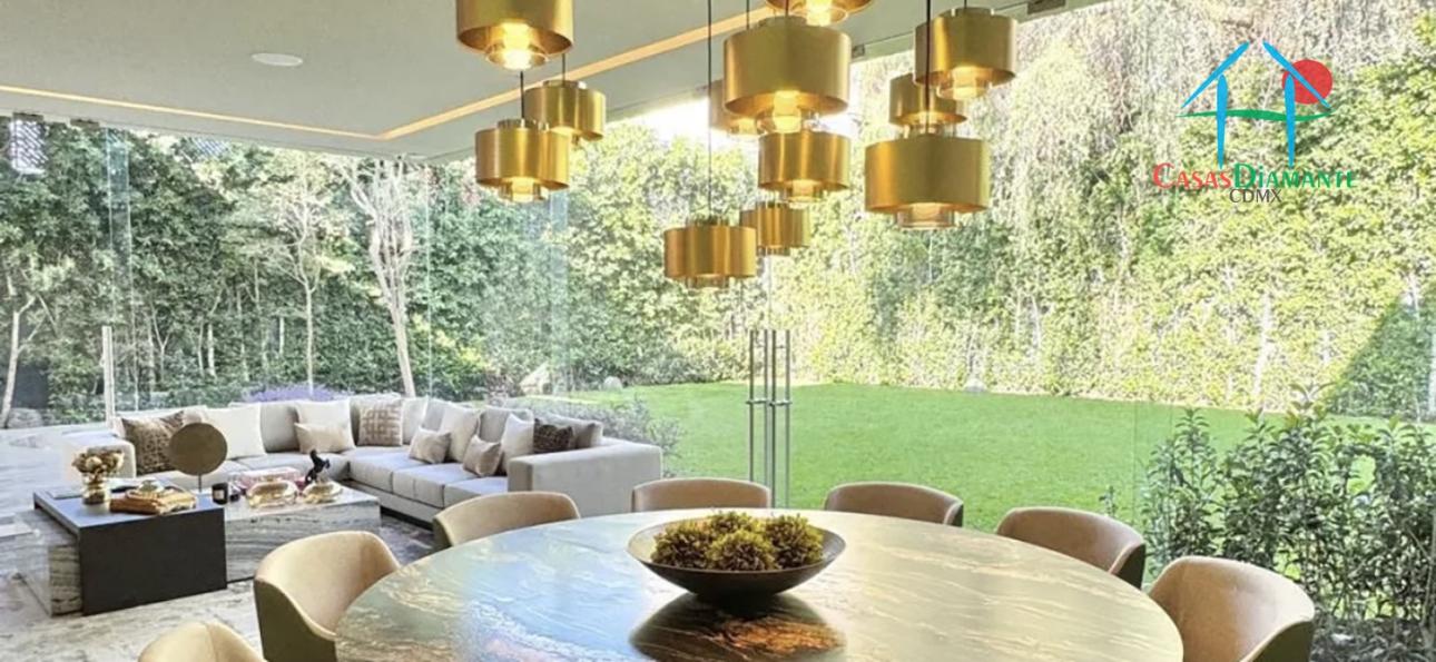 Casa de Lujo en CDMX con terraza triple altura y jardín — foto 5