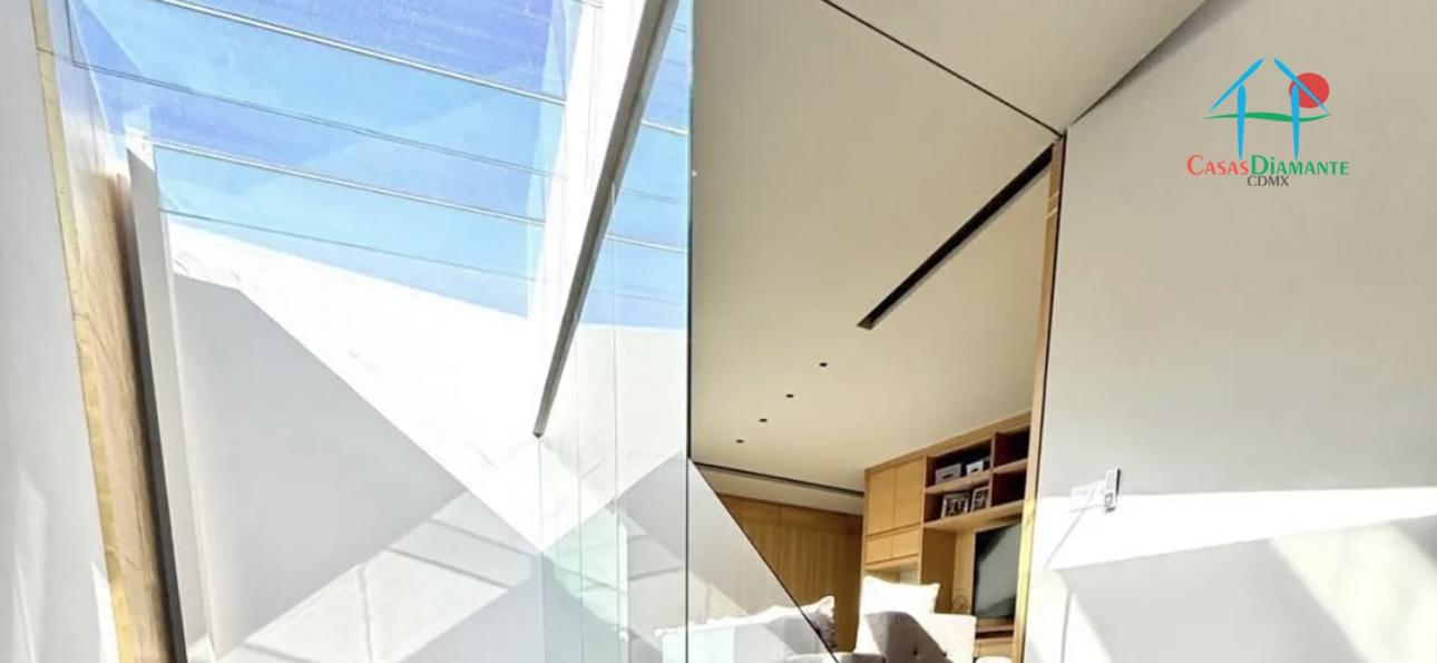 Casa de Lujo en CDMX con terraza triple altura y jardín — foto 11