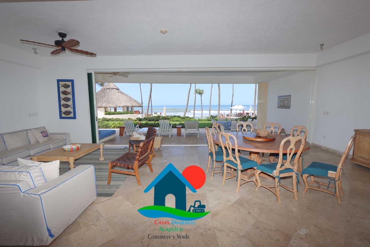 Depto Frente al Mar con Jacuzzi, Jardín y 4 Recámaras — foto 2
