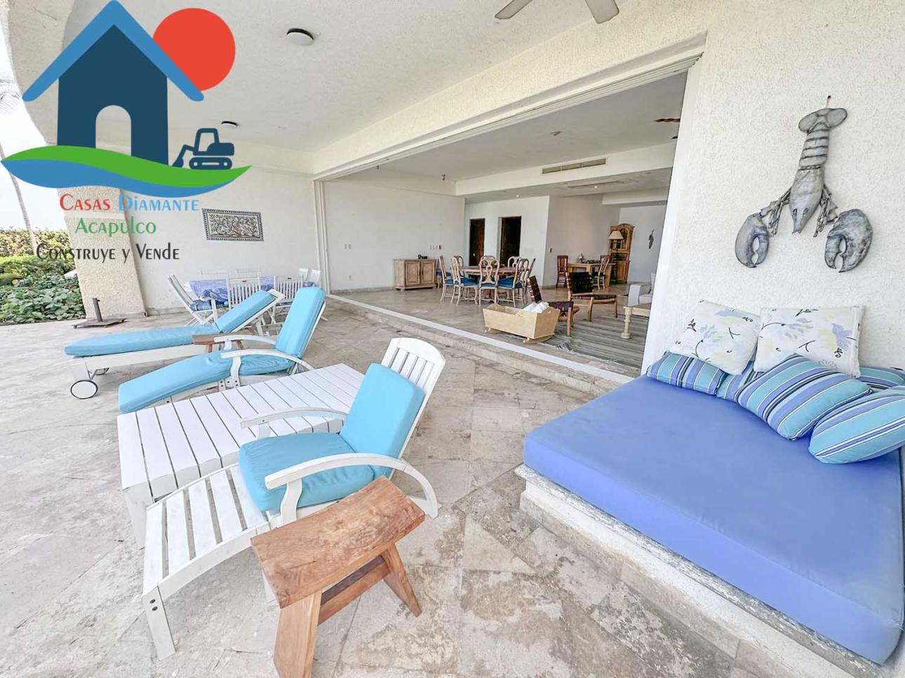Depto Frente al Mar con Jacuzzi, Jardín y 4 Recámaras — foto 8