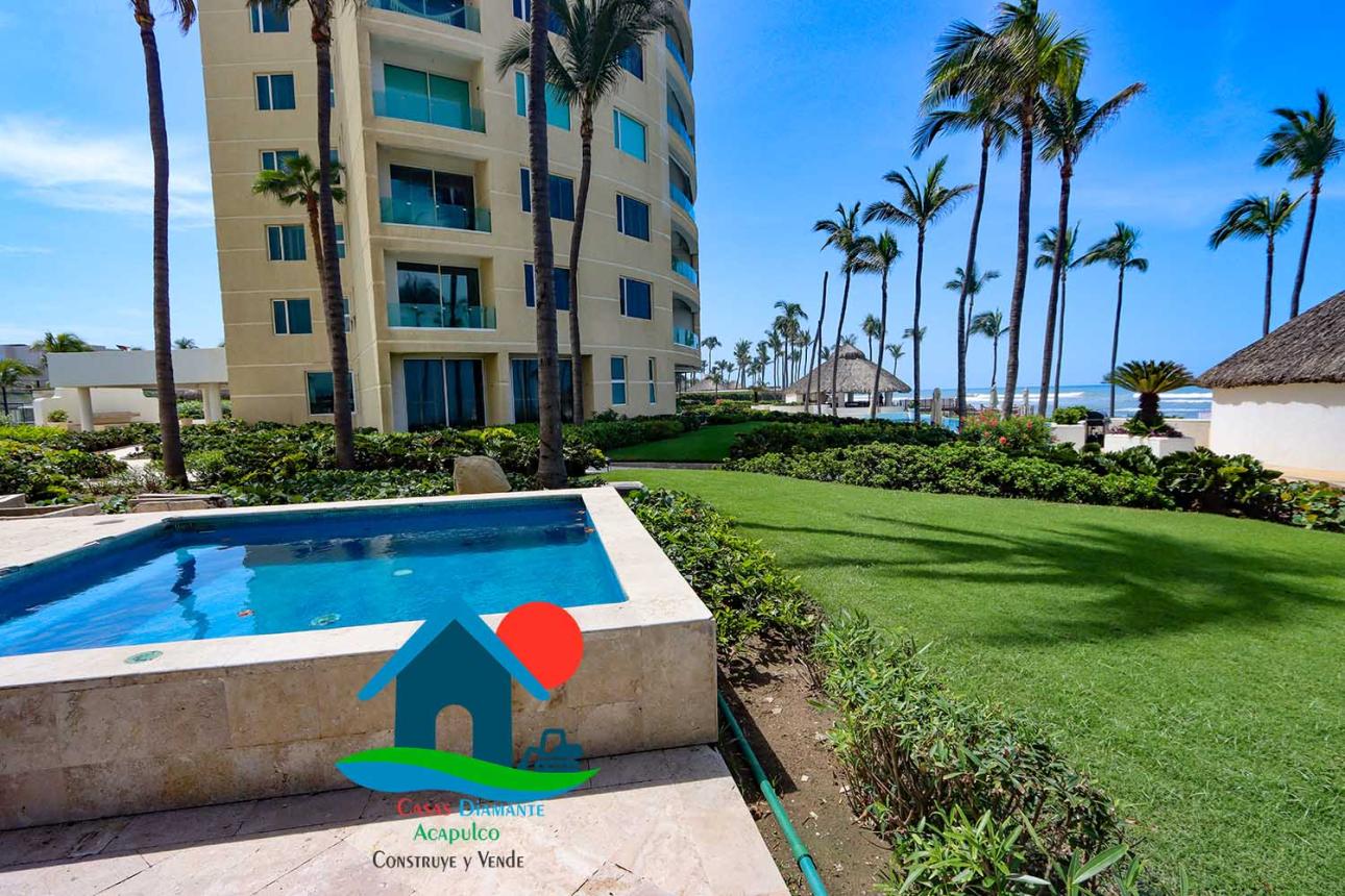 Depto Frente al Mar con Jacuzzi, Jardín y 4 Recámaras — foto 7