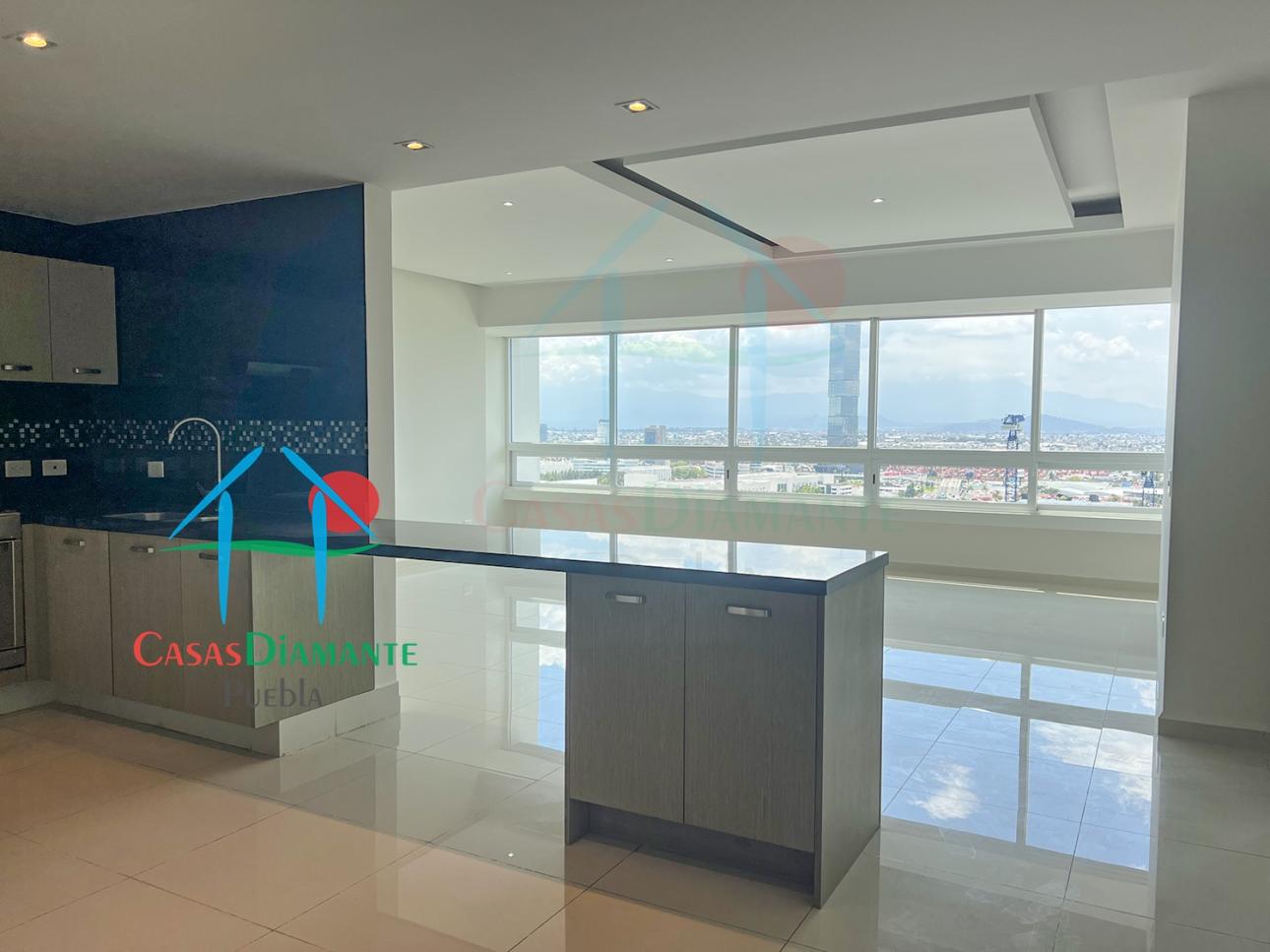 Depto en Piso 20 con Vista a la Ciudad, 2 recámaras - 2