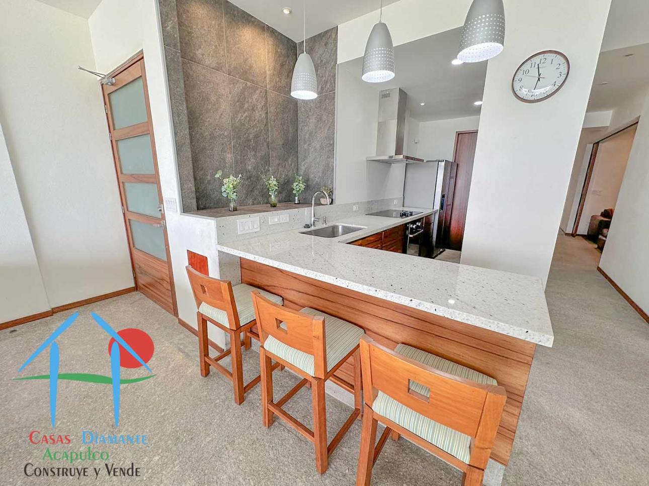 Depto con Terraza Frente al Mar y 3 Rec. Para 8 personas - 8
