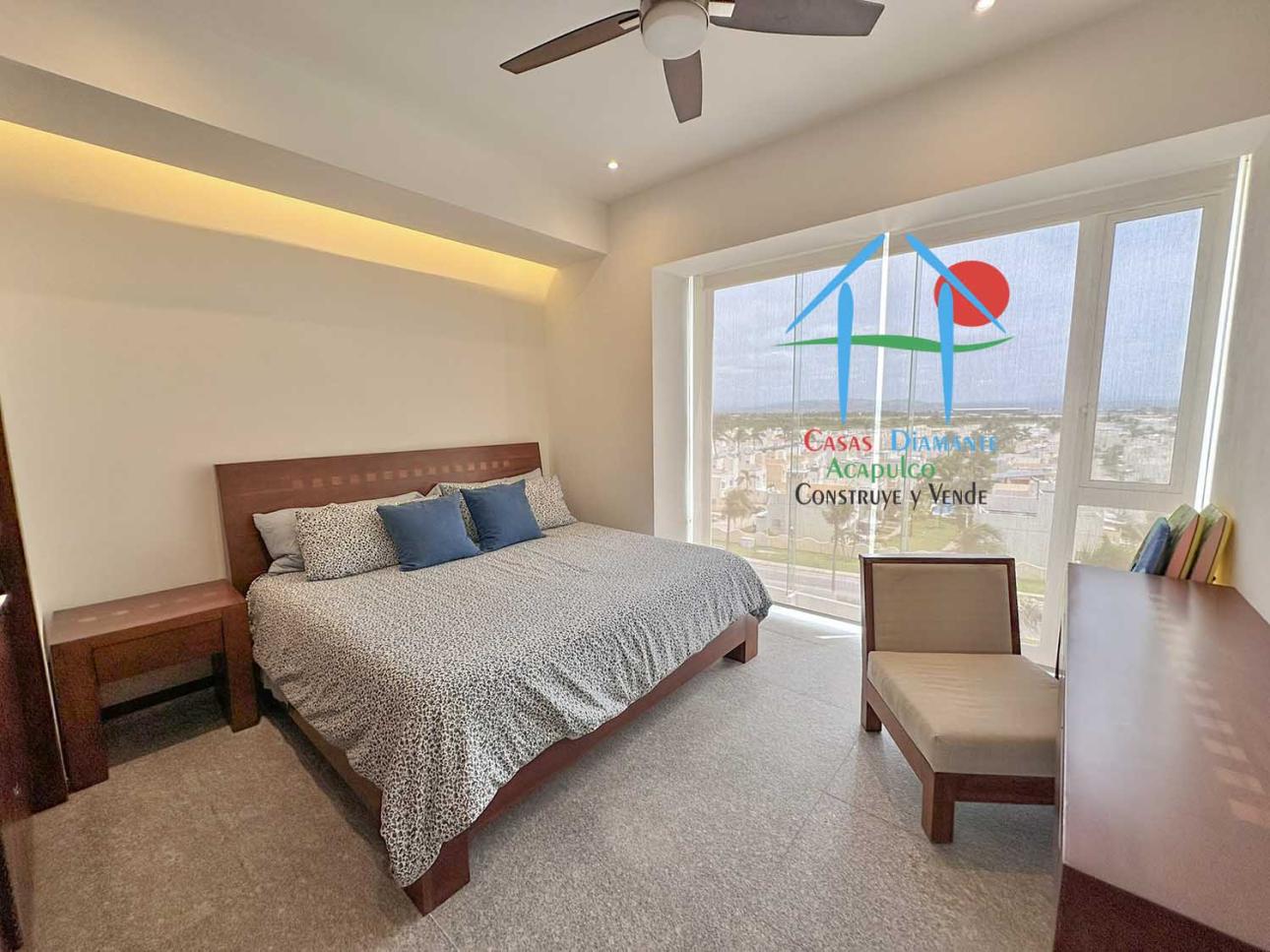Depto con Terraza Frente al Mar y 3 Rec. Para 8 personas - 11
