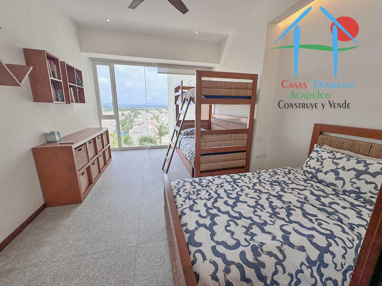 Depto con Terraza Frente al Mar y 3 Rec. Para 8 personas - 14