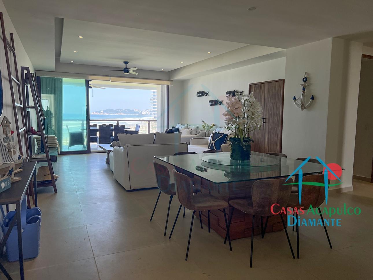 Depto en Piso 7 con Terraza, Vista al Mar y 4 Recámaras — foto 3