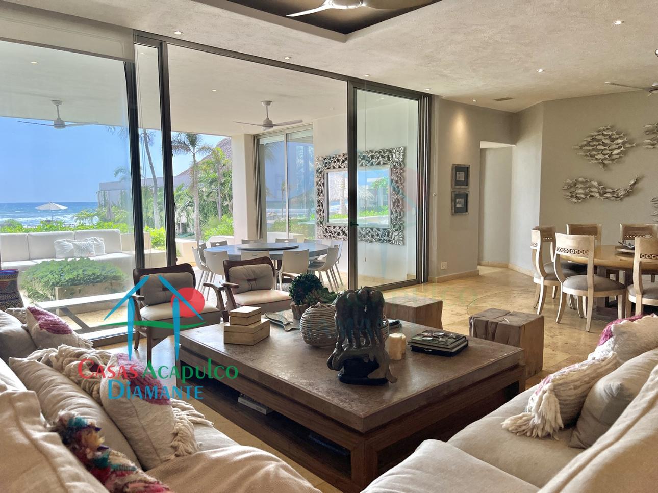 Depto en Playa con Terraza Vista al Mar y 5 Recámaras — foto 4