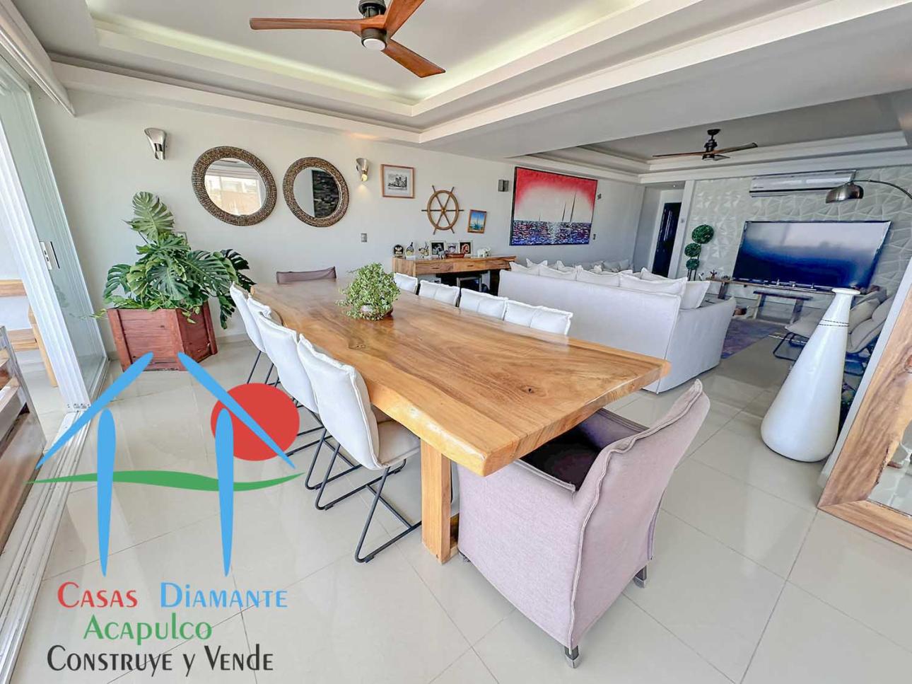 Depto con Terraza, Vista a la Bahía y 3 Rec en Acapulc — foto 4