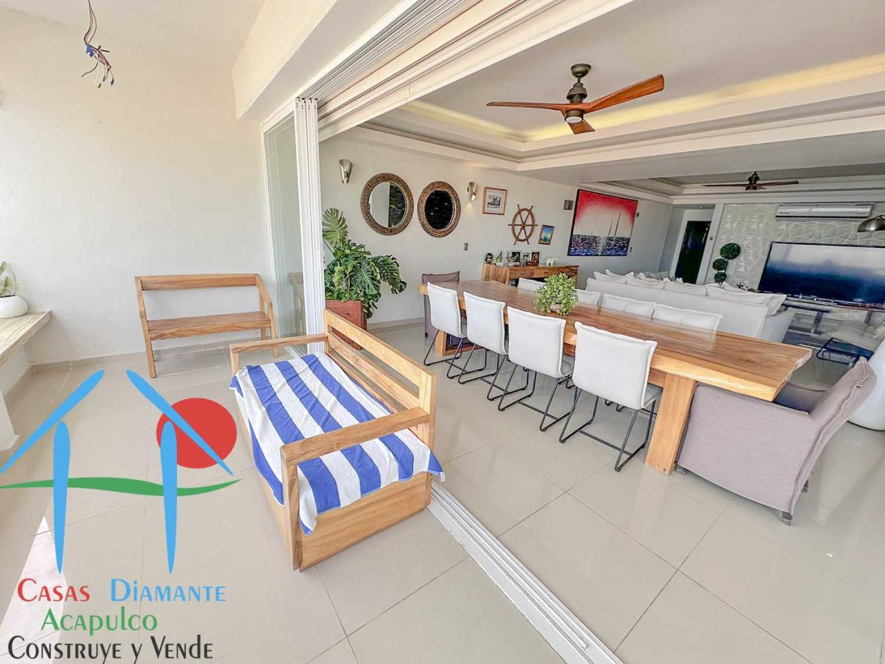 Depto con Terraza, Vista a la Bahía y 3 Rec en Acapulc — foto 6