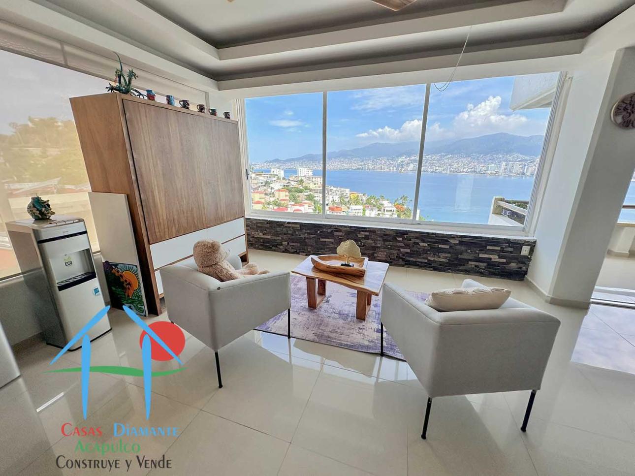 Depto con Terraza, Vista a la Bahía y 3 Rec en Acapulc — foto 5