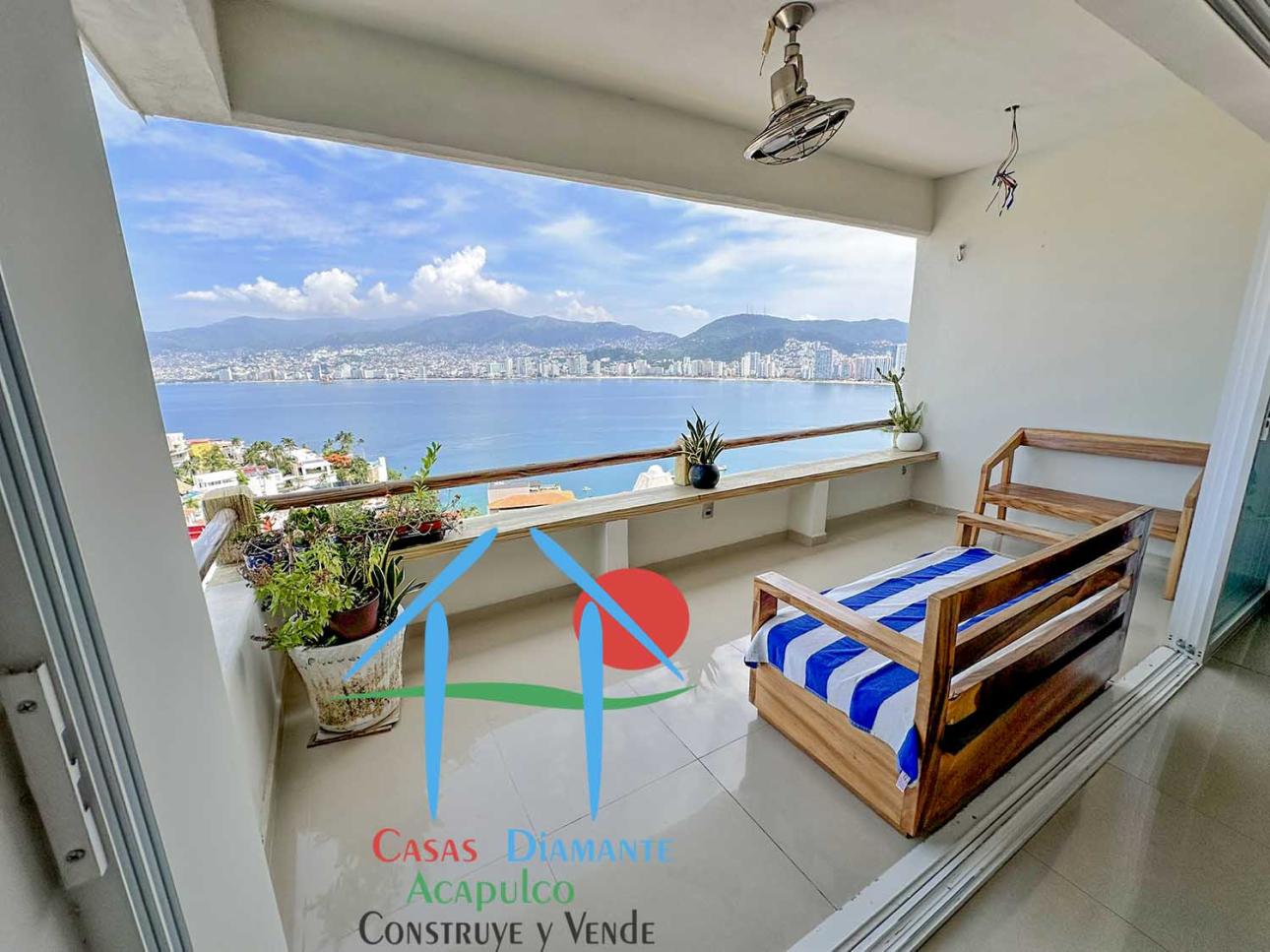 Depto con Terraza, Vista a la Bahía y 3 Rec en Acapulc — foto 9