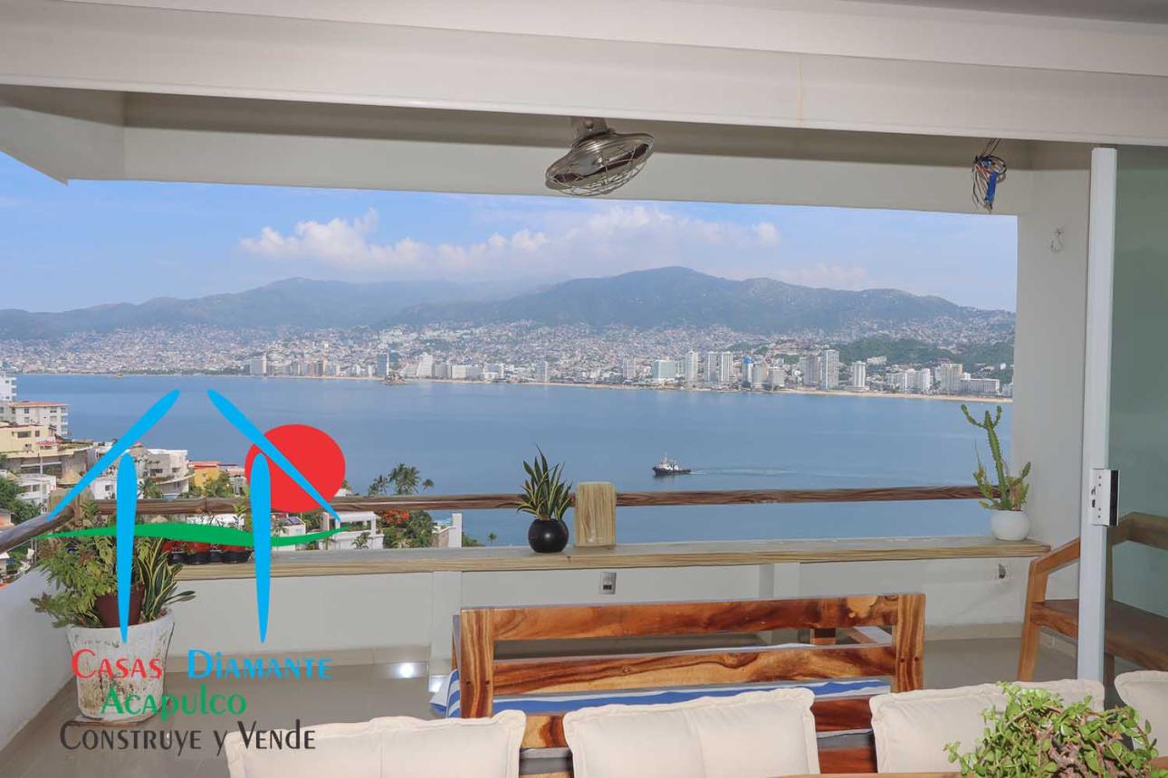 Depto con Terraza, Vista a la Bahía y 3 Rec en Acapulc — foto 8