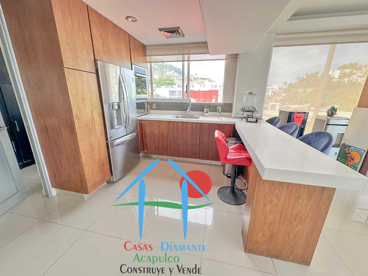 Depto con Terraza, Vista a la Bahía y 3 Rec en Acapulc — foto 11