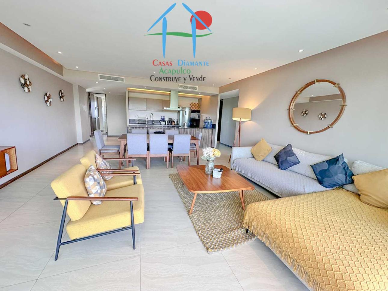 Depa en condominio de playa con terrazas, vista a la alberca — foto 4
