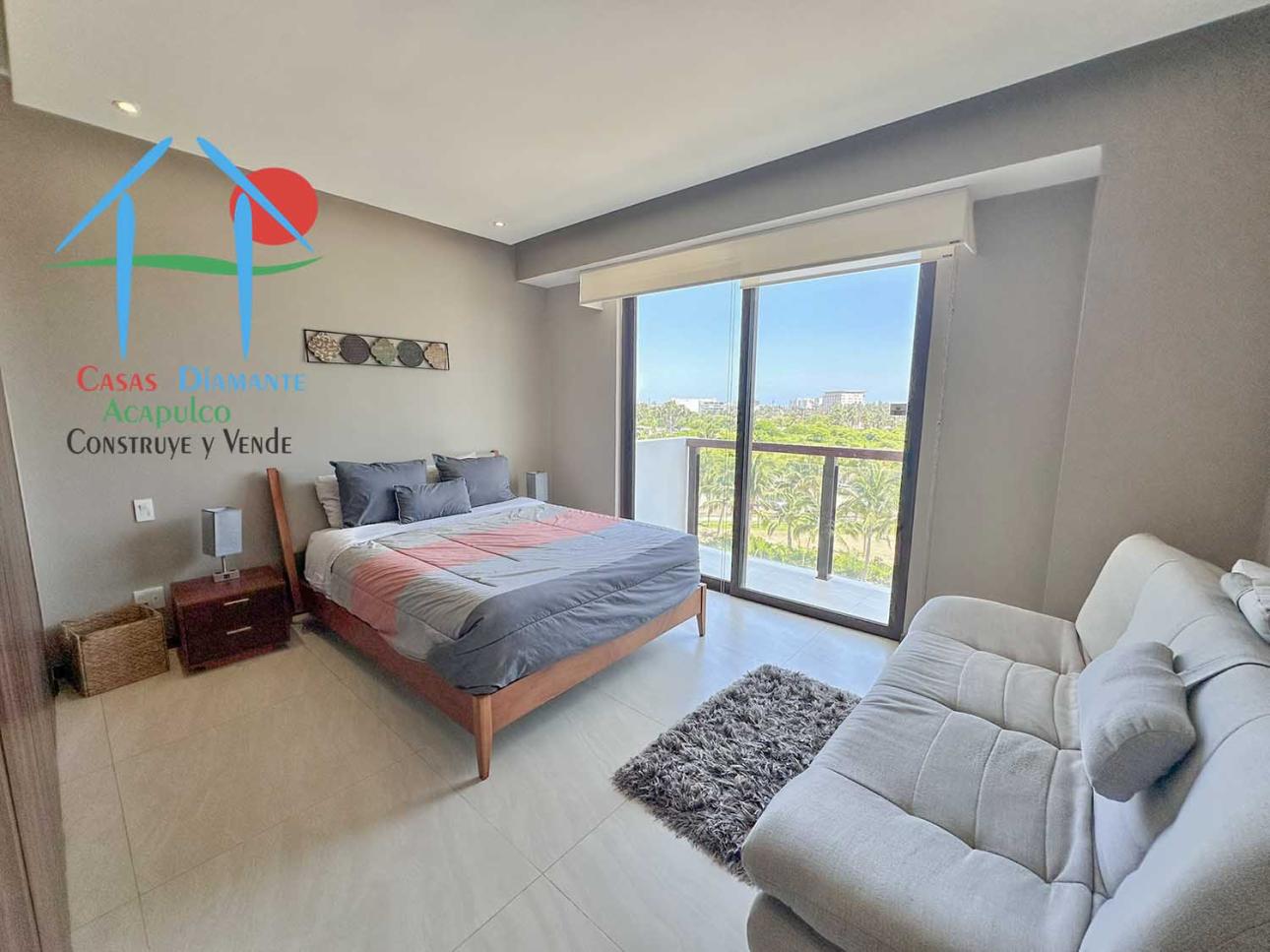 Depa en condominio de playa con terrazas, vista a la alberca — foto 10