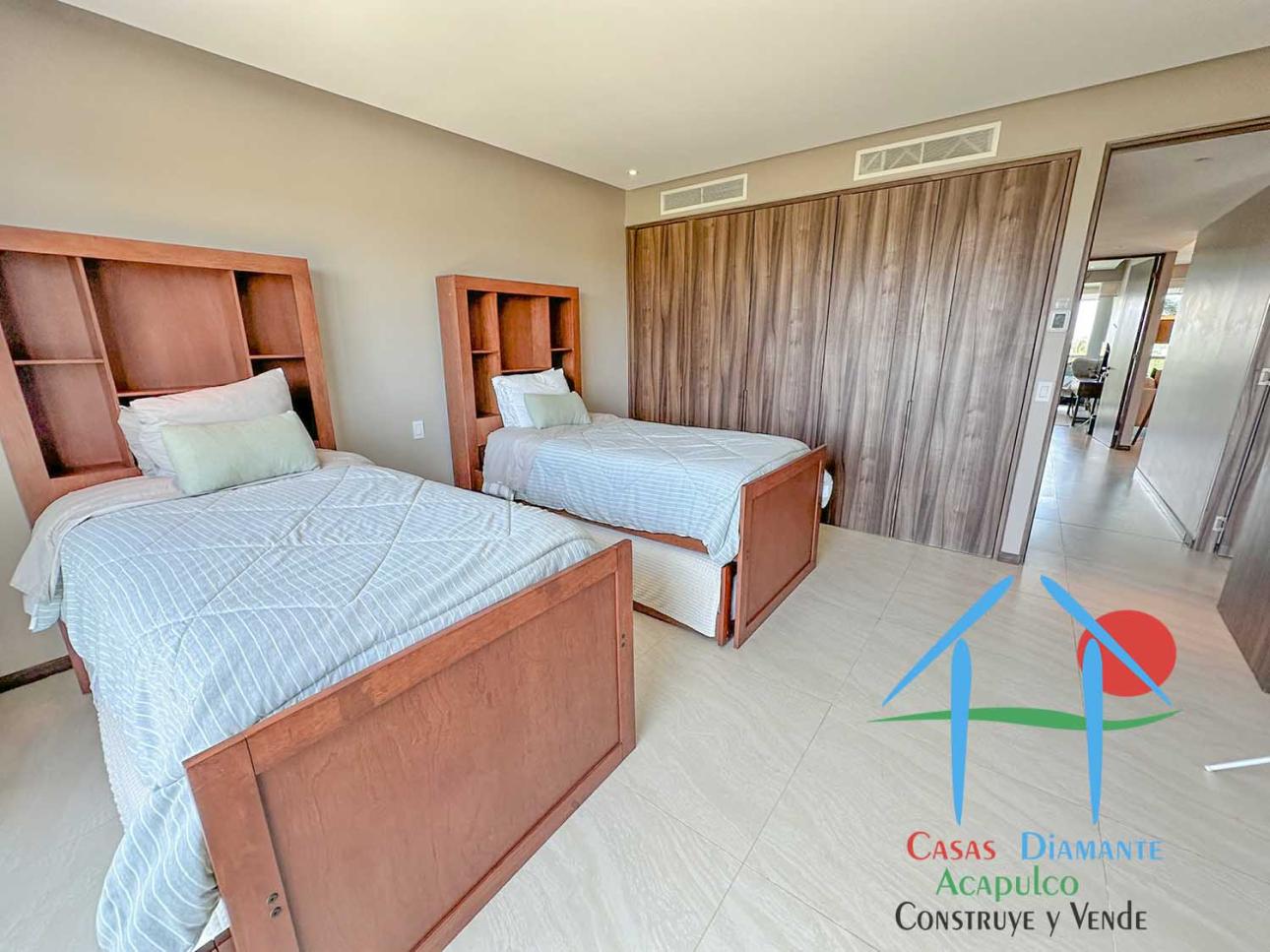 Depa en condominio de playa con terrazas, vista a la alberca — foto 13